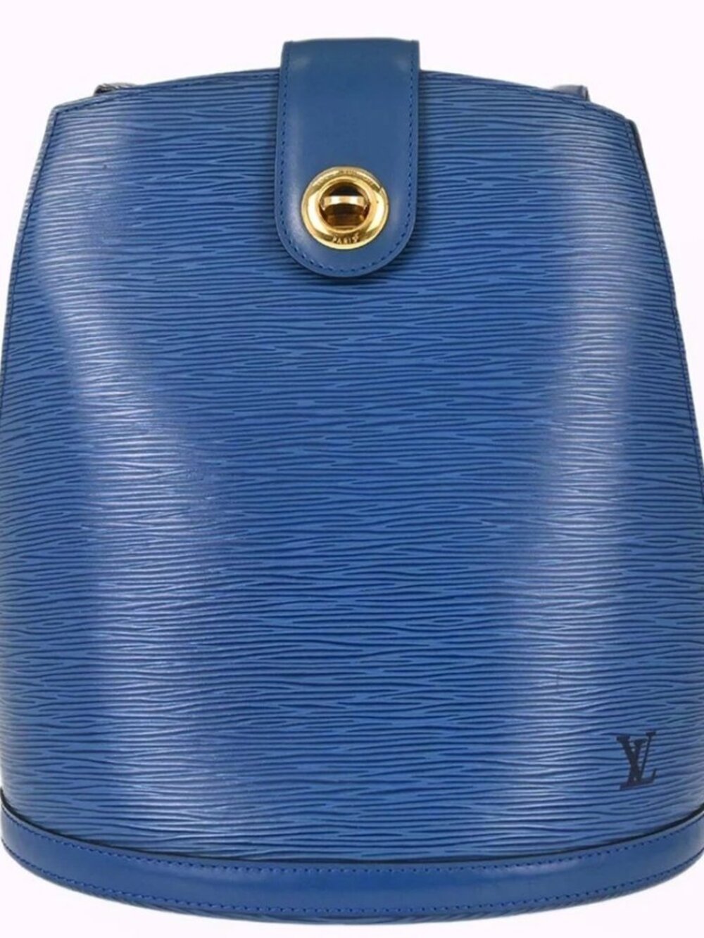 Louis Vuitton Blue Epi Cluny Shoulder Bag M52255
